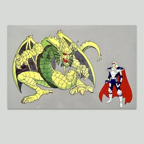 Marvel Comics USA PROMO Animation Art Cel Iron Man Rare Retro Vintage Acetate UK