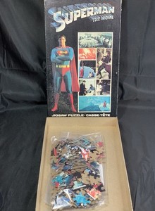 Vintage 1978 SUPERMAN THE MOVIE 200 Piece Jigsaw Puzzle by APC - Complete