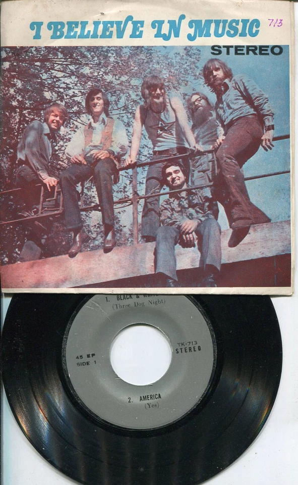 THREE DOG NIGHT/ YES/ GALLERY/ "BLACK & WHITE" THAI THAILAND EP 7" 45RPM - Image 2 of 3