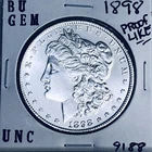 1898 BU GEM MORGAN SILVER DOLLAR UNC MS+++ U.S. MINT RARE COIN 9188