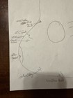 Wooden Guitar Cutout Signed By Entertainers See Sketch Attached. Sam Cooke Book. — photo 3