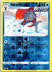 Weavile 031/198 Reverse Holo Chilling Reign
