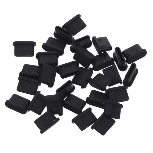 30 Pcs USB Write Blocker Type-C Dust Plug Plugs Cover Charging Port Protector - Afbeelding 11 van 12