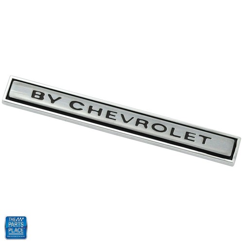 1969 Chevelle Header Panel Emblem "By Chevrolet" Each eBay