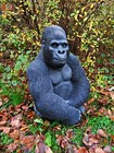 SILVERBACK GORILLA by Vivid Arts, Stunning Life Like Home & Garden Ornament. D
