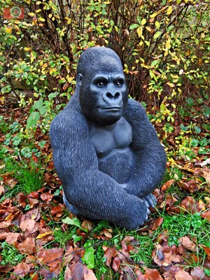 SILVERBACK GORILLA by Vivid Arts, Stunning Life Like Home & Garden