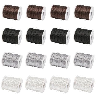 1.5mm Polyester Cords Braided Beading String Cords 109 Yards DIY Crafts Projects