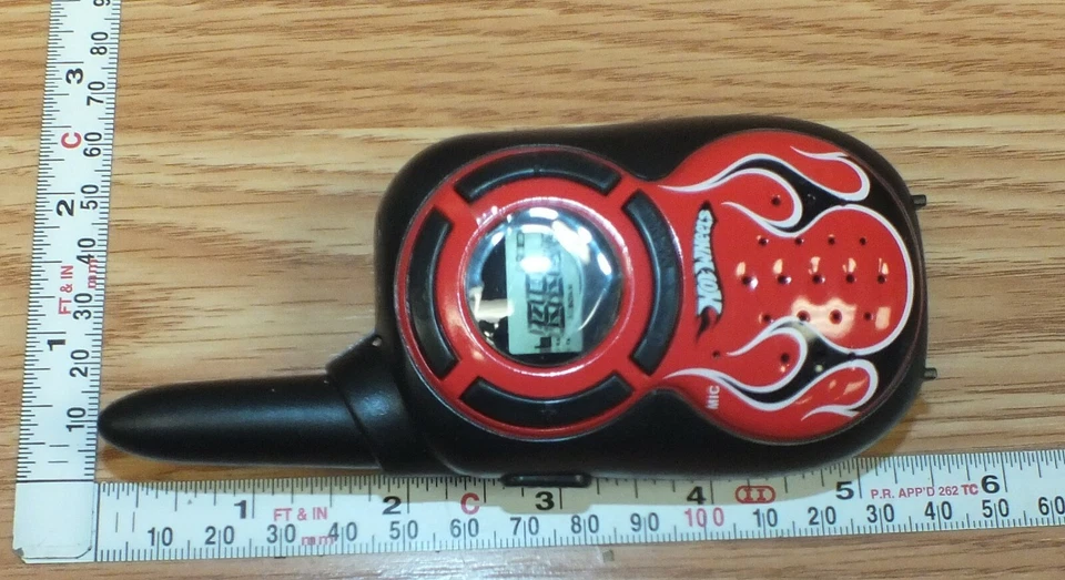 Walkie Talkie Turbo Talker de repuesto rojo y negro genuino Hot Wheels (HW500) Foto 3 de 4