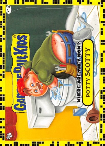 GARBAGE PAIL KIDS 2011 FLASHBACK SERIES 2 PICK-A-CARD YELLOW BASE STICKERS TOPPS - Picture 282 of 321