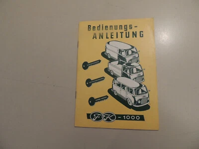 Ford Bus FK 1000 07.1954 Fahrer handbuch Bedienungs Betriebs anleitung - Bild 1 von 4