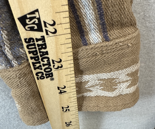 Flint &Tinder Western Shacket Aztek Men Medium Heavyweight Saddle Blanket Snap - Picture 6 of 10