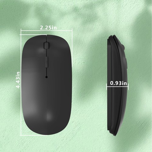 High Sensitivity Optical Mouse Wireless Bluetooth Mouse Widely Compatible Large - Picture 7 of 15