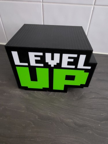 Level Up gaming Light lamp Paladone battery with Power up Sound W16.5cm H12 - Picture 5 of 21