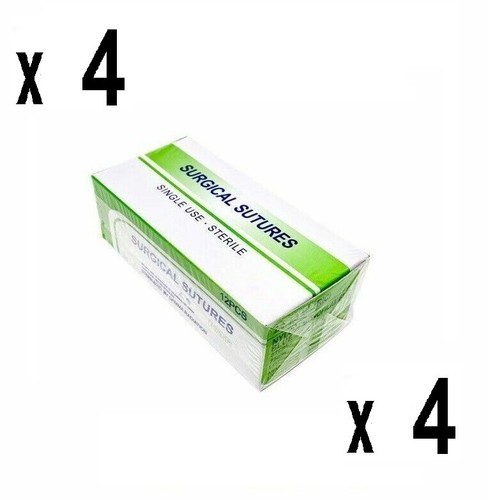 48/Pack Training Chirurgische Nähte Nylon Monofile Steril Tierarzt-Med-Dental - Bild 11 von 12