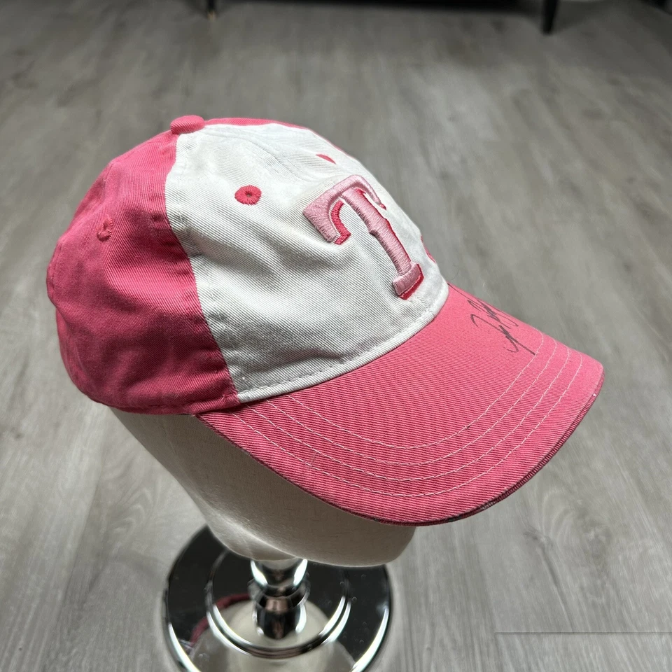 Gorra de béisbol Iván Rodríguez autógrafo (pudge) Texas Rangers y otras firmas Foto 3 de 4