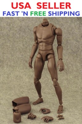 ZY TOYS 1/6 Narrow Shoulder African American Male Body for TTM18