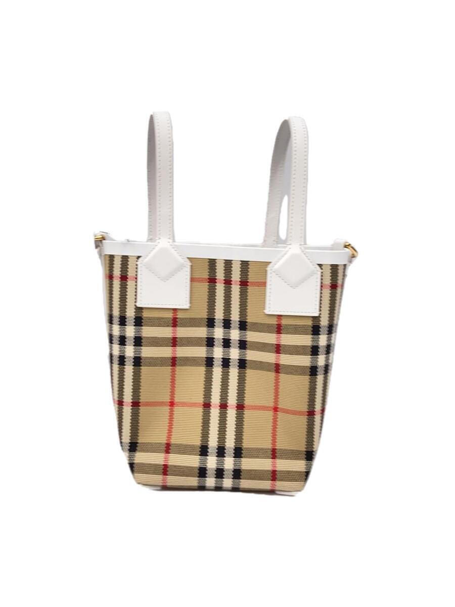 BURBERRY LS MN LONDON TOTE YUC Canvas Multicolor Check 8072348