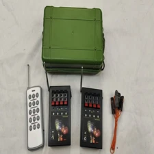 8 cues 15Key copper wire safety fireworks firing system BILUSOCN wedding-DMX Sta