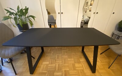 Ausziehbarer Esstisch Culver Schwarz