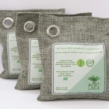 Odor absorber 100% activated charcoal bags set of 3 7oz each