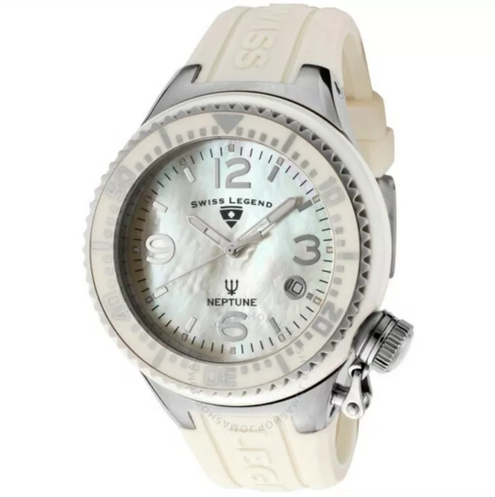 Swiss Legend 11844D WWSA Neptune Ceramic 44mm Mother of Pearl