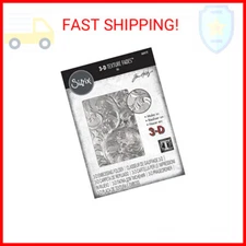 Sizzix 3-D Texture Fades Embossing Folder, Multi Color