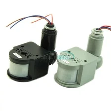 Outdoor 12M Security Infrared PIR Motion Sensor Detector Wall LED Light RF 180°.