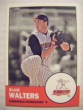 BLAIR WALTERS 2012 Topps Heritage Minors baseball card 66 WHITE SOX HAWAII-MANOA