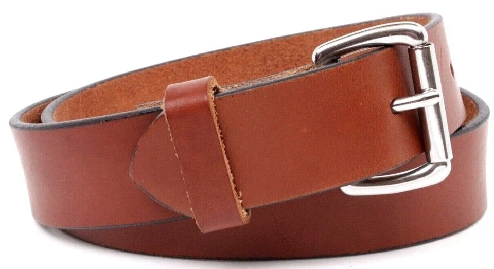 Cinturones de cuero genuino de búfalo para hombre trabajo pesado 1-1/2" Amish hechos a mano 1,5" Foto 2 de 4