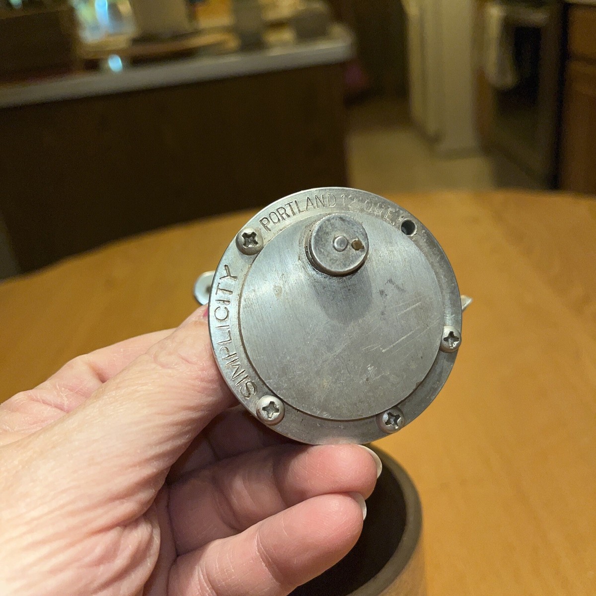 Vintage SIMPLICITY PORTLAND 12 ORE Fishing Reel RARE Vintage SIMPLICITY PORTLAND 12 ORE Fishing Reel RARE