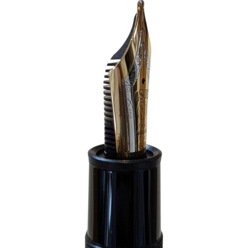 Montblanc Meisterstuck 149 Black & Gold 18K 750 Fountain Pen - 第 6/16 張圖片