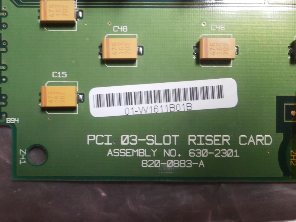 Tarjeta vertical PCI 03-Slot P/N 630-2301 Foto 2 de 2