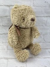 Disney Baby 12.5” Classic Winnie The Pooh Plush Curly Swirl Fur Stuffed Animal