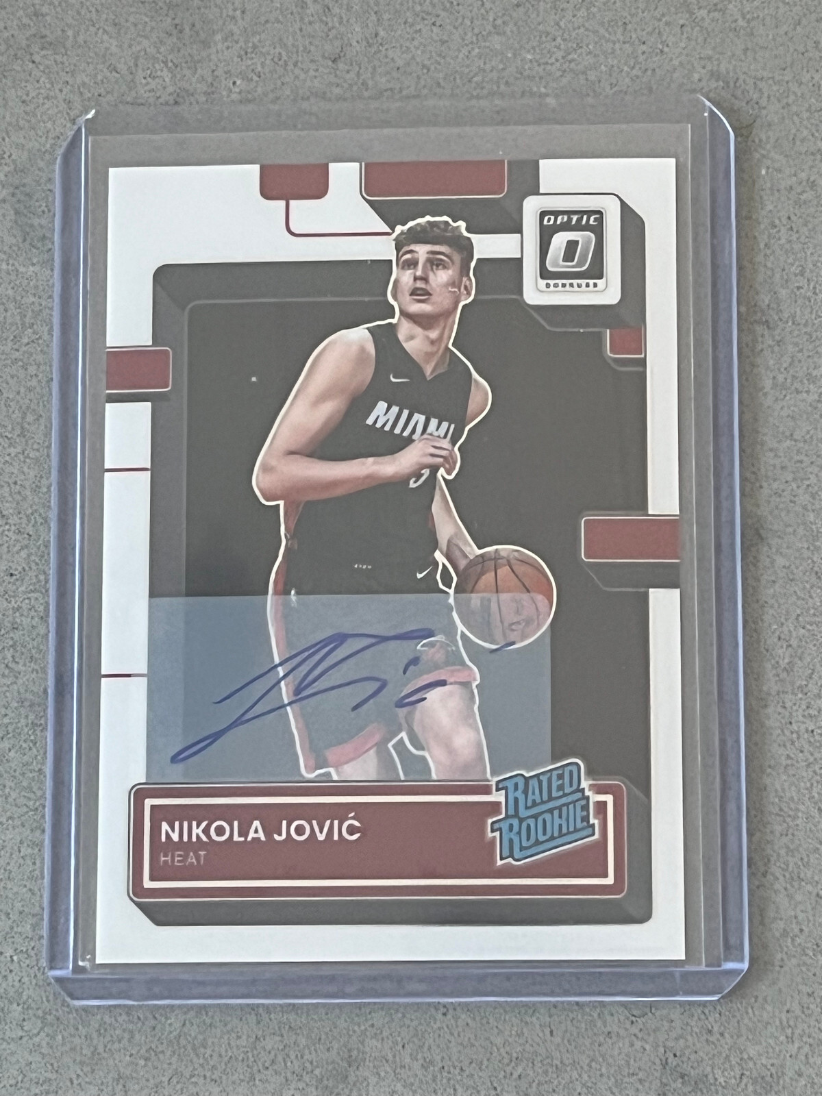 Nikola Jovic 2022-23 Panini Donruss Optic Rated Rookie Auto GEM #224 RC