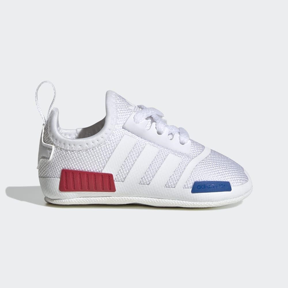 PONY Adidas Originals Baby NMD Culla Sneaker Bianco Taglia 3 US Unisex Neonato