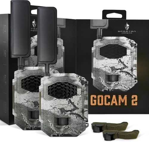 Spartan GoCam 2 4G LTE Cell Verizon Blackout IR Trail Security Camera 2 Pack - 第 1/11 張圖片