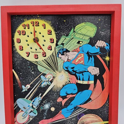 Kith x Superman Lightning Bolt Clock 時計 Superman | Kith Lightning Bolt Clock - Multi – Kith Canada