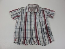 Quicksilver Toddler's Button Down Plaid Shirt 4T BE4A2303
