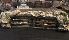 HALLOWEEN CRYPT PLATFORM FOR DEPT 56 / LEMAX  VILLAGE DISPLAY CATACOMB SKELETON