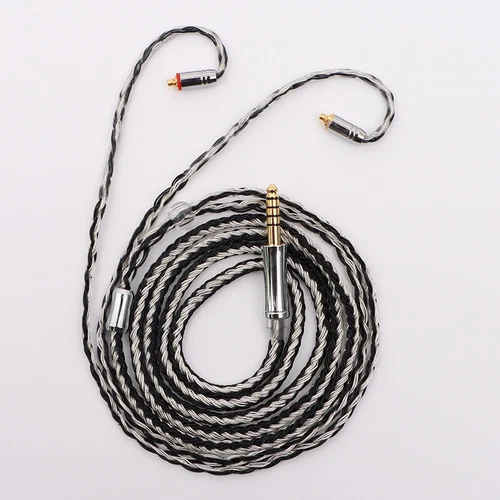 16 Cores HiFi Upgraded Cable Silver Plated OCC Replacement Cable SE846 MMCX QDC