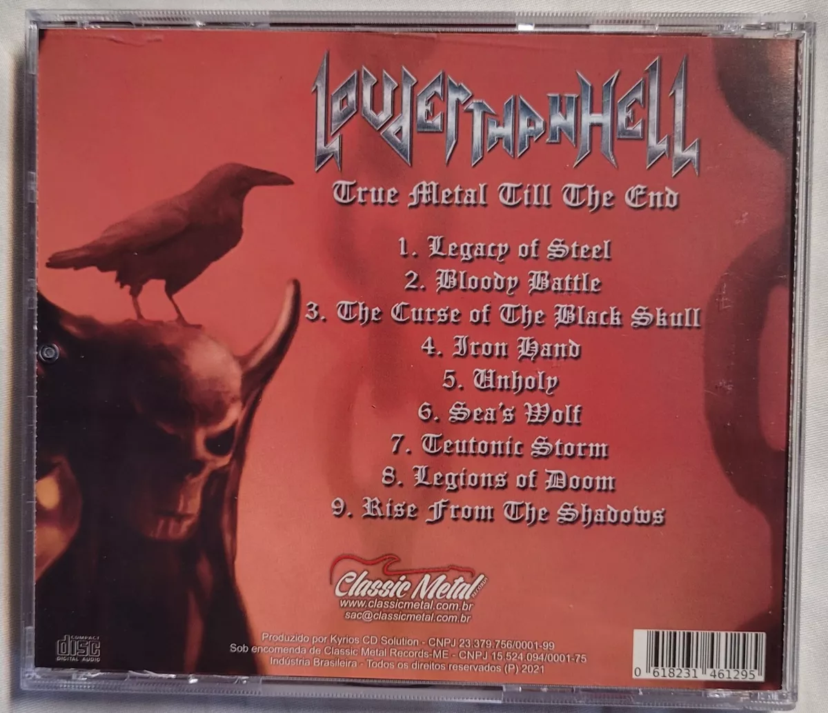 Louder Than Hell True Metal Till The End New CD Heavy Metal