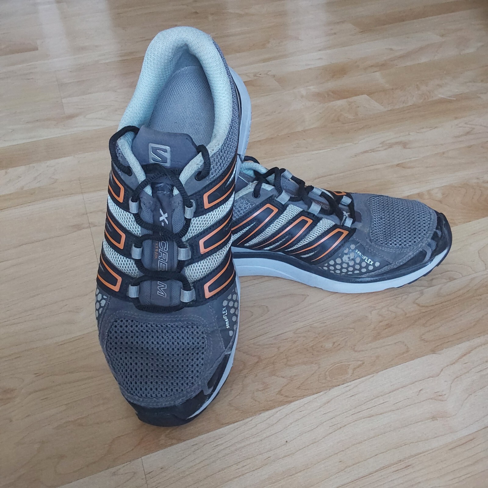 Sneakers basse Salomon X Scream City Trail uomo taglia 9 grigio arancione LEGGI