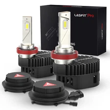 Lasfit H11 LED Headlight Bulbs Custom for Toyota Highlander 2017-2019 Low Beam