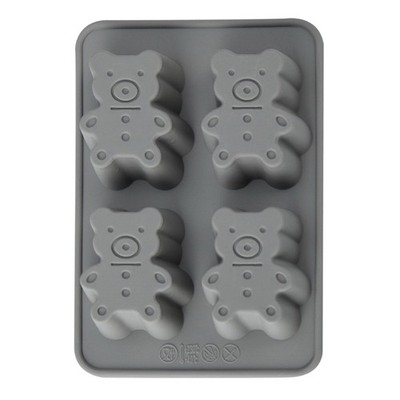 Candy Gummy Fondants Bear Ice Mould Ice Cube Trays Molds 3D DIY Cake Decorations