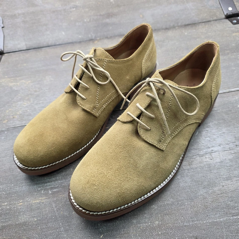Zapatos clásicos con cordones HG BASS para mujer Emmie talla 8,5 color marrón claro cuero Foto 2 de 4