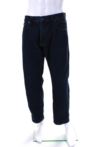Brooks Brothers Mens Cotton Straight Leg Dark Wash Jeans Blue Size EUR38
