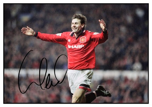12441. Andrei Kanchelskis Signed Pictures A4 Prints Man Utd Everton Rangers etc