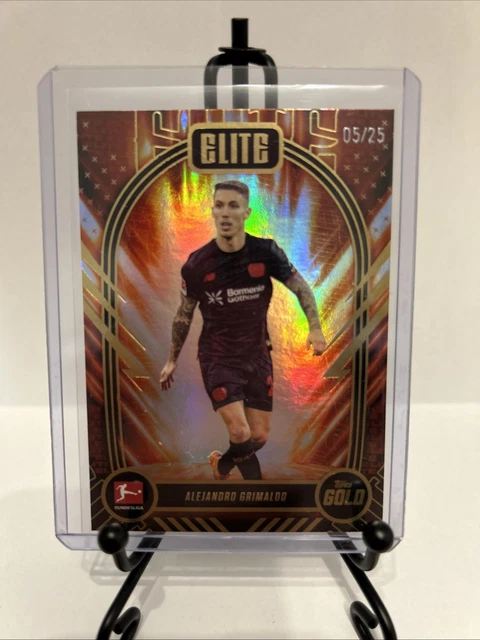 Topps Bundesliga Gold 2025/26, Alejandro Grimaldo /25 Numbered,Bayer Leverkusen