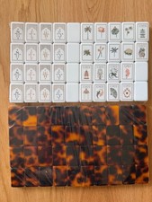NEW Premium Engraved American Mahjong Tile Set  Asian Garden Collection  166