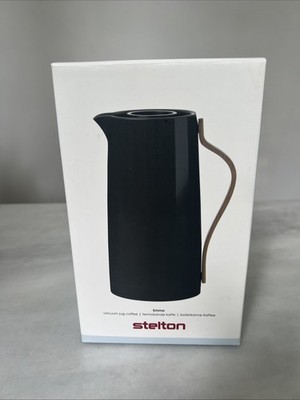 Stelton Emma Isolierkanne Tee/ Kaffee 1,2L  Schwarz Neu OVP